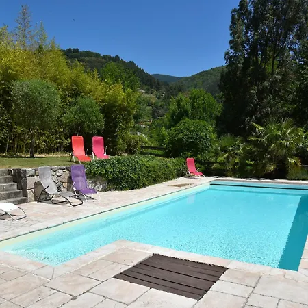 Holiday home Lovely House With Grass Garden Shared Swimmingpool Next To The River Ard Che